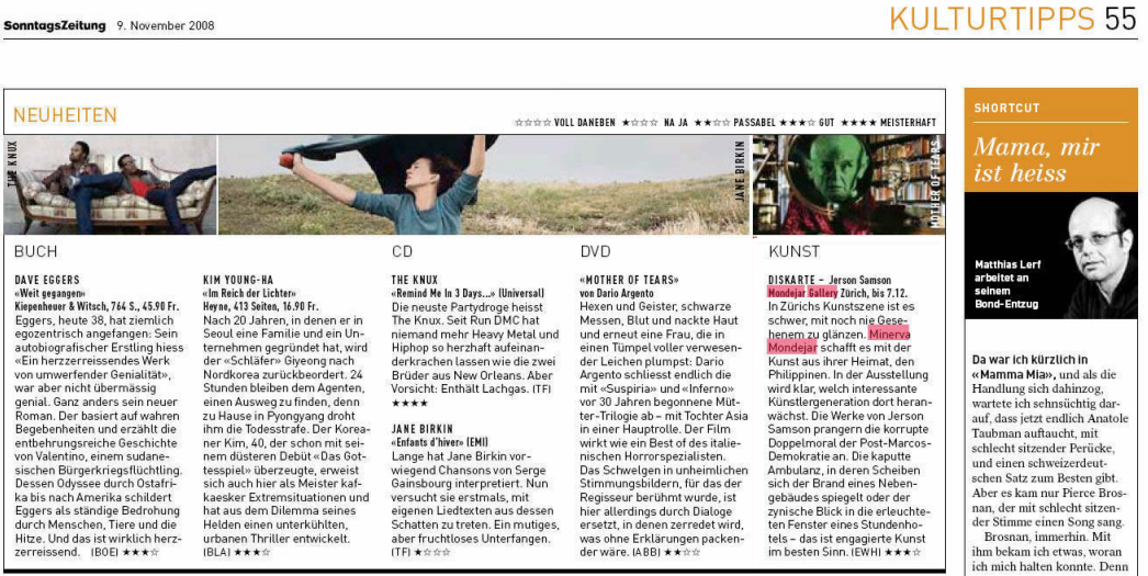 Swiss newspaper review image